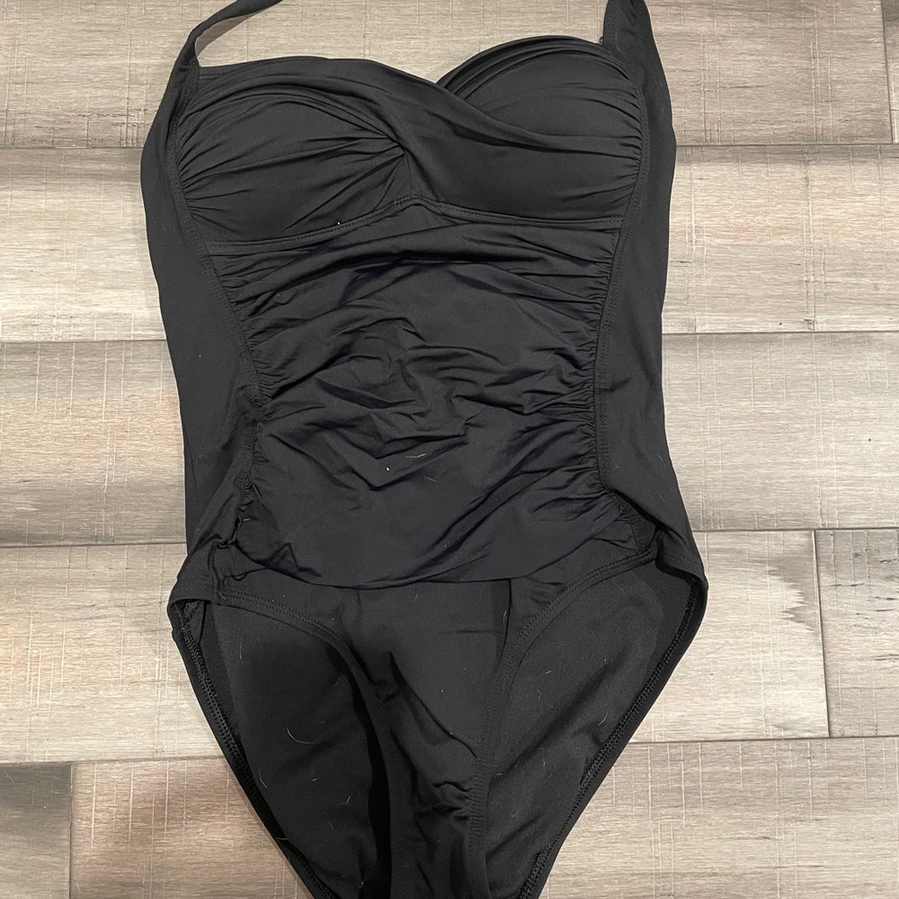 Liz Claiborne black swimsuit